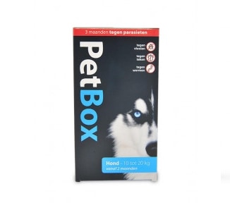 PetBox vlooien en teken bij Hond