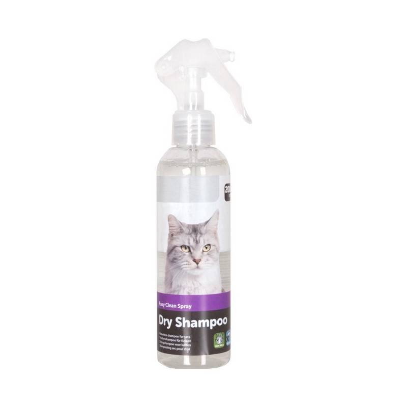 katten droogshampoo