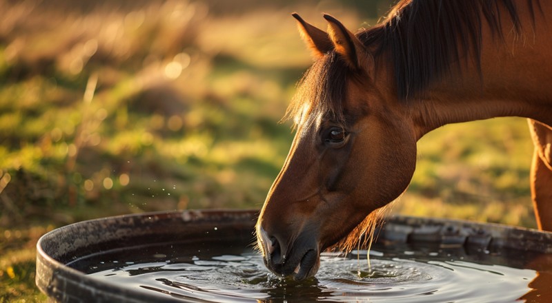 Je Paard Te Weinig Drinkt