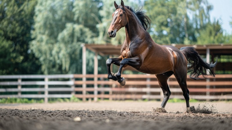 waarom steigert paard