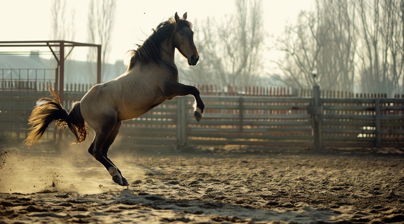 waarom steigert paard